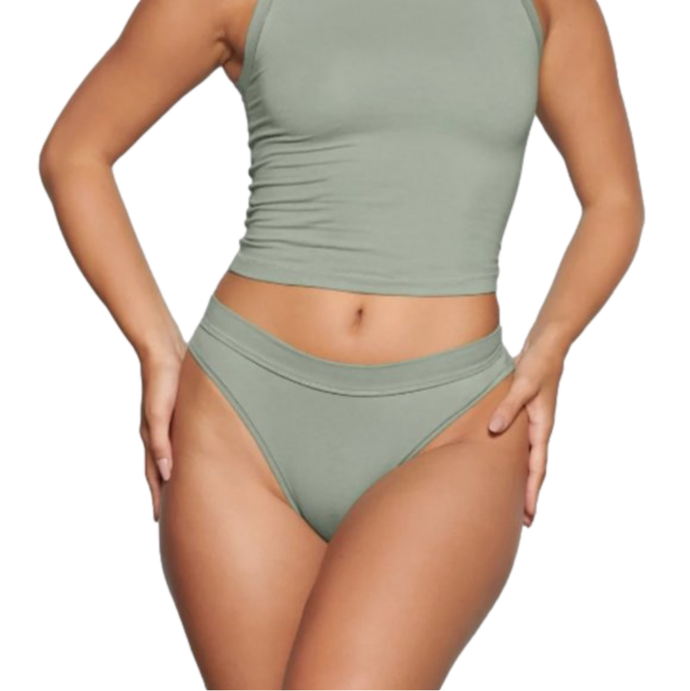 SKIMS Stretch Cotton Jersey Cheeky Tanga ( Each )‎ NWT